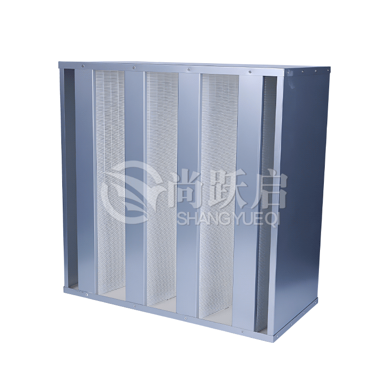 高效無(wú)隔板箱式V型過(guò)濾器